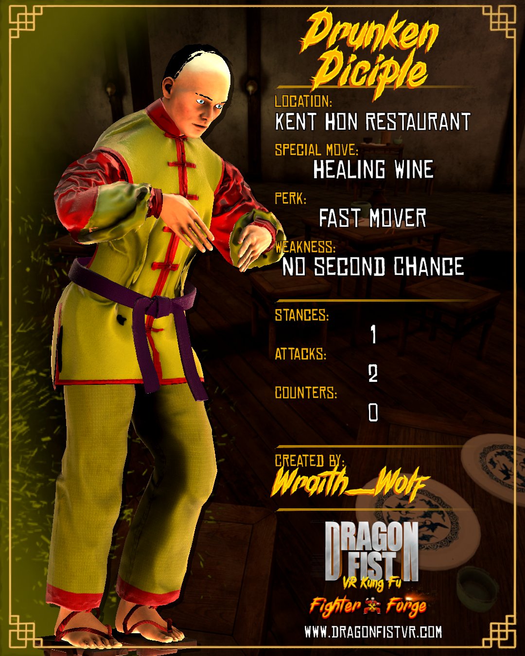 Drunken Diciple - Created By: Wraith_Wolf